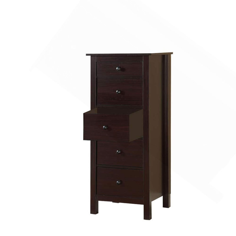 Commode compacte 5 tiroirs Transitional