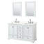 Ensemble de meuble-lavabo double autoportant 72 po avec plateau en quartz Deborah-98186985-98186986-98186989