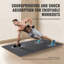 25 PCS 0.56" Thick Gym Floor Mats, 24" x 24" EVA Foam & Rubber Top Interlocking Workout Floor Mats