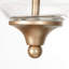 Kewaunee 3 - Light 12.6'' Glass Semi Flush Mount