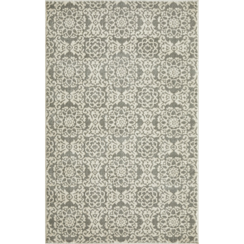 Acyee Floral Indoor Rug, Rectangle 3' x 5'
