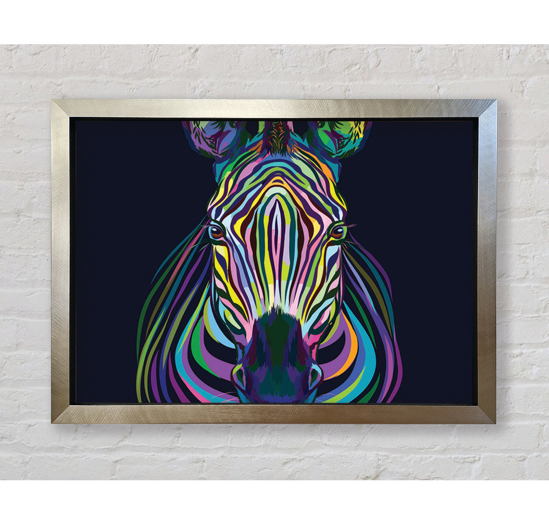 Atemberaubendes Zebra Vibrant - Druck