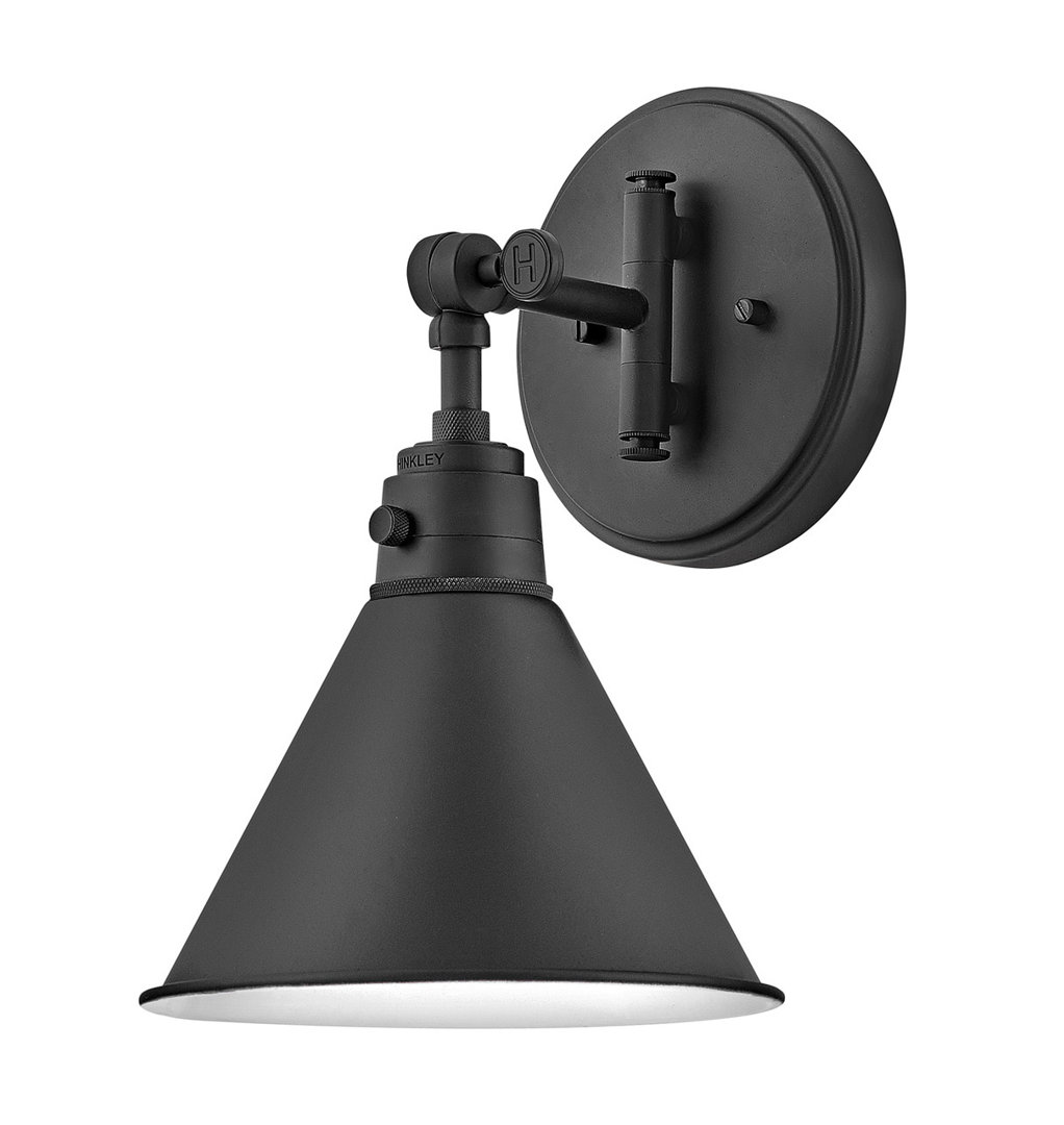 Arti 7.75-in Swing Arm Single Light Wall Sconce with On/Off Switch Hinkley