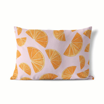 Summer Oranges Outdoor Pillow