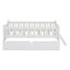 Lit plateforme en bois avec garde-corps et 2 tiroirs, structure de lit pour enfant avec escalier-1783448756