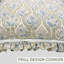 Housse de coussin à double face à motif de volants en lin fabriqué à la main pour une décoration élégante - Amerbel-121183216
