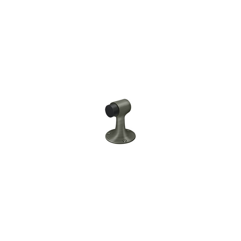 Deltana DSF3225CR003 Floor Mount, Bumper, HD, Solid Brass in PVD Polished Brass, Antique Nickel