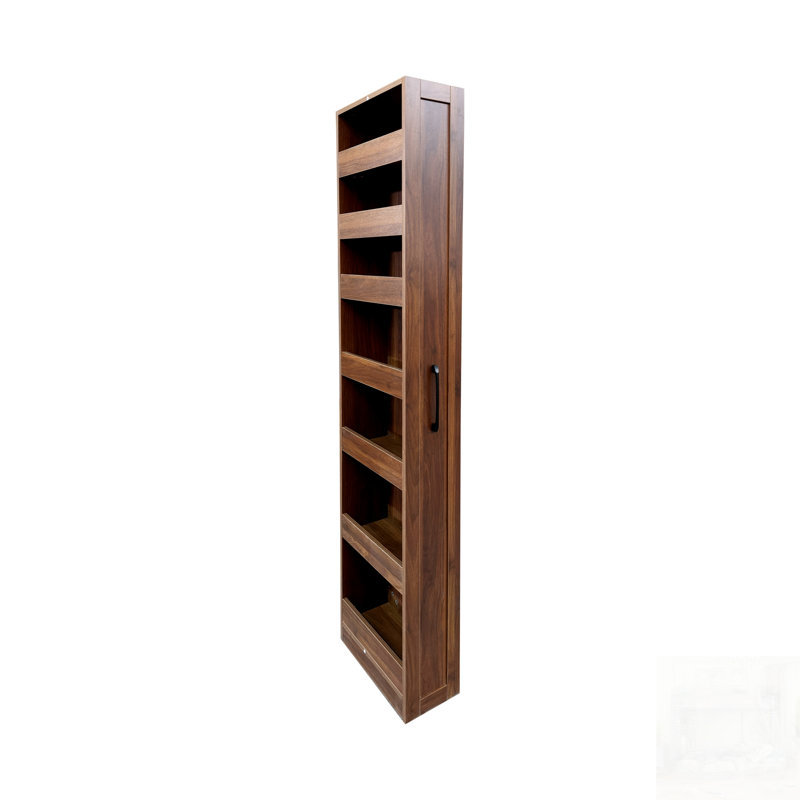 Tablette de rangement coulissante multifonctionnelle à 7 niveaux pour les espaces étroits, idéale pour la cuisine et le salon