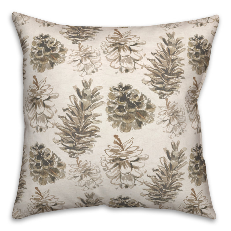  Coussin Floral, Blanc