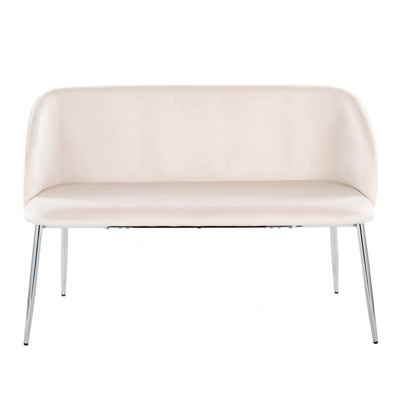 Modern Bench With Backrest