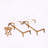 Outdoor Recliner Set with Acacia Wood Chaise Lounge and Foldable Table