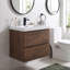 Meuble-lavabo suspendu de 23,62 po en mélamine en bois avec lavabo intégré en résine et portes à fermeture amortie, entièrement assemblé.-97827211-136089317-137789028