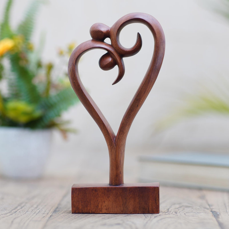 Statuette en bois Love Dancing