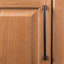 Poignée à tirer de la collection Bridges - Poignée d'armoire de 7 à 9/16 po de centre à centre en bronze huilé - Quincaillerie transitionnelle et déco pour tiroirs et armoires-116182020-116182015