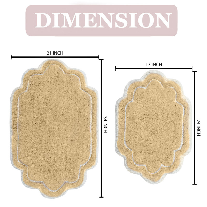 Tapis pour salle de bain Dobrinka, Lin