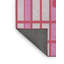 Tapis géométrique rose / gris-380708828