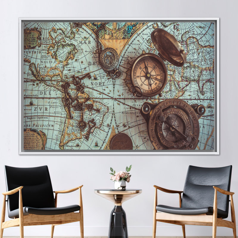 Print on Canvas, 60cm H x 90cm W, White Floater Frame