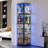 69"H 4-Tier Corner Display Cabinet with Light-411506418