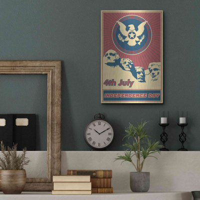 " Independence Day Rushmore " by Luxe Metal Portfolio