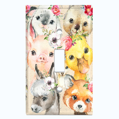1 - Gang Rocker Standard Wall Plate