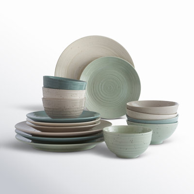 Siterra Stoneware Dinnerware Set - Service for 4