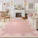 Modern Washable Bedroom Rugs Low Pile Soft Rug for Living Room Aqua Sun Printed Dining Room Rugs for Under Table Throw Carpets for Nursery Kids