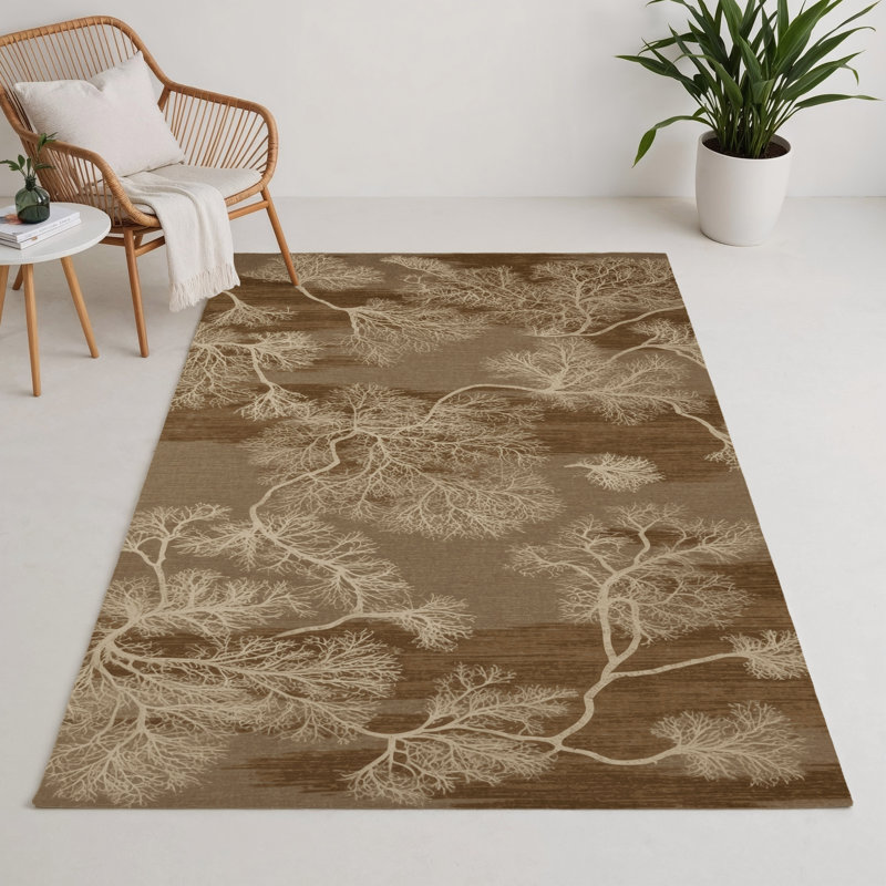 Tapis beige d'intérieur et d'extérieur Nature