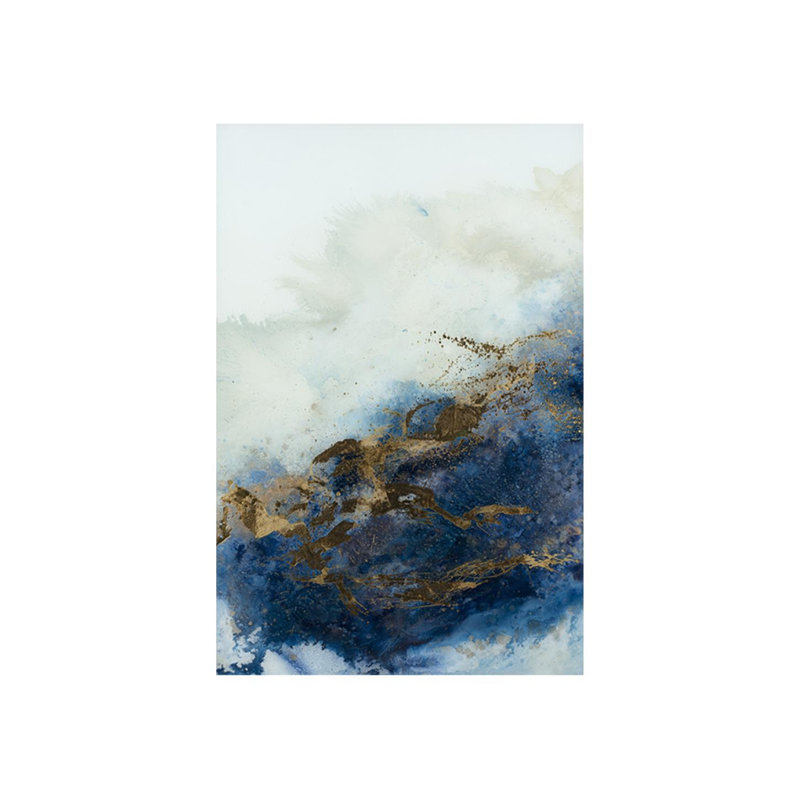 Seascape I Print by DAWN SWEITZER, Hand Embellished, 54" H x 36" W x 1.5" D 