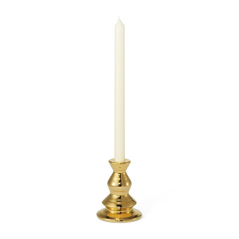 Allette Candlestick, Gold