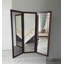 Miroir de garde-robe caché à trois volets-275635760