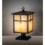 Rustic Lodge Seeded Pier Mount Light