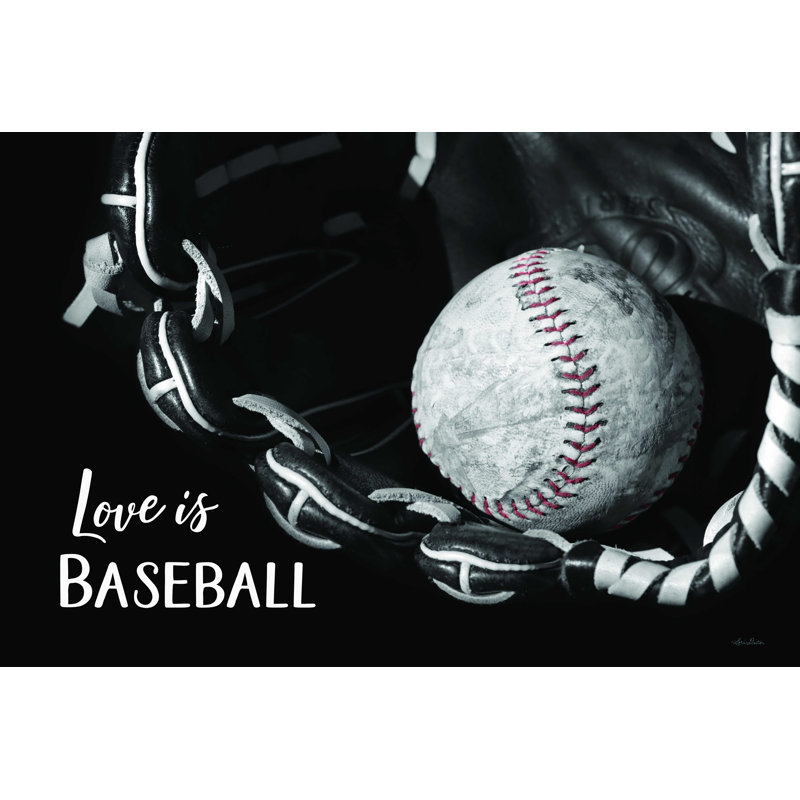 «Drayk Love Is Baseball», reproduction sur toile tendue, H 12 po x l 18 po