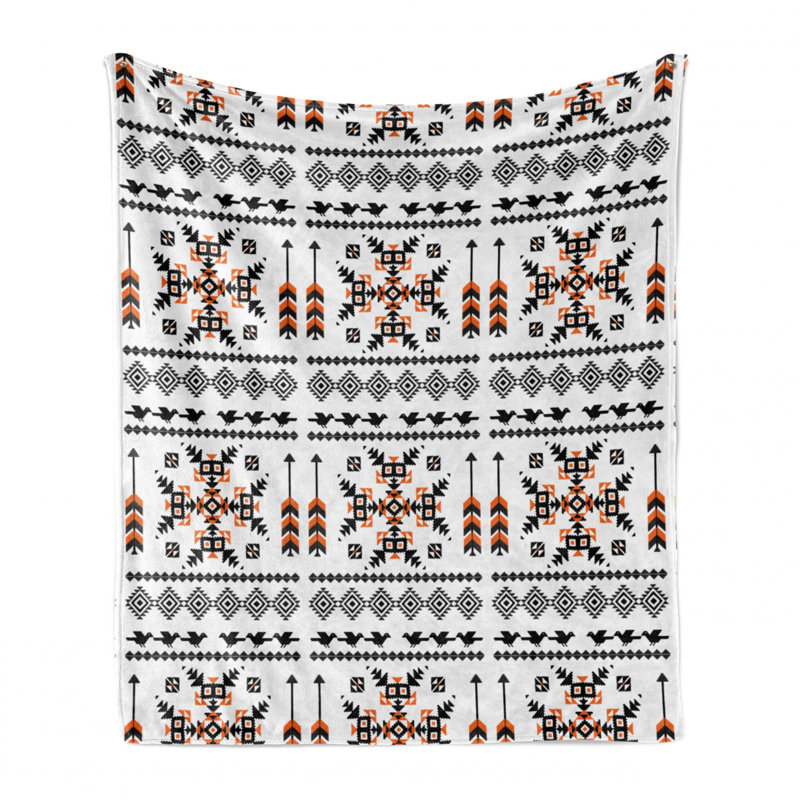 Hand Woven Throw Blanket, 60" W x 80" L