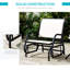 Fauteuil oscillant Outsunny (excluant la table)-895938086