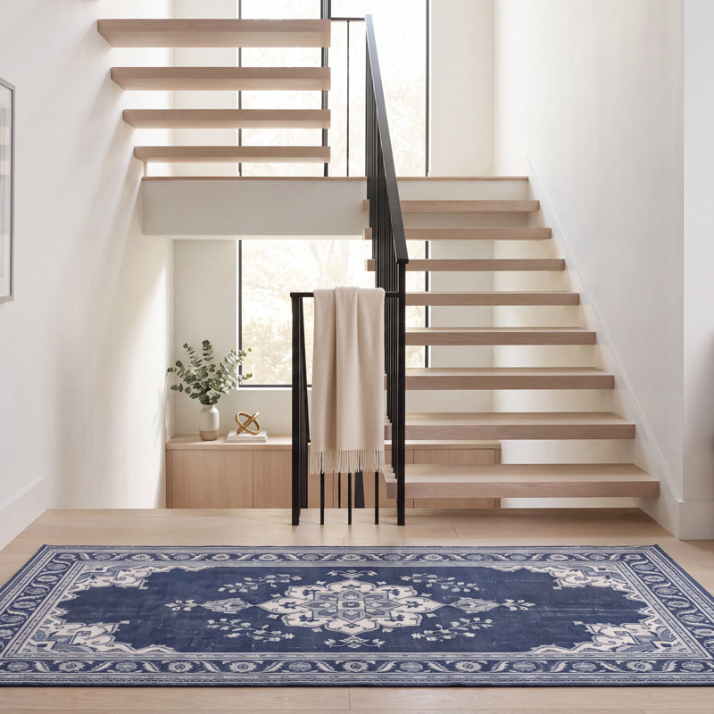 Tapis décoratif lavable Haven2, Rectangle 5 pi 3 po x 7 pi 10 po