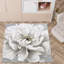 Tapis doux non tissé à motif floral exotique pour la décoration intérieure moderne-114321024