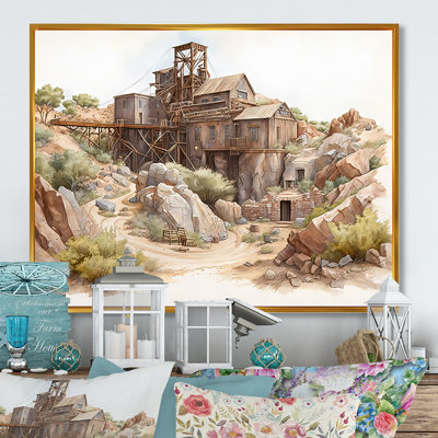 Arizona Wild West Gold Mine I - Impression sur toile