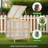 23.6"W Cold Frame, 2 Tier Portable Wooden Greenhouse Cold Frame Raised Planter Box With Shelves