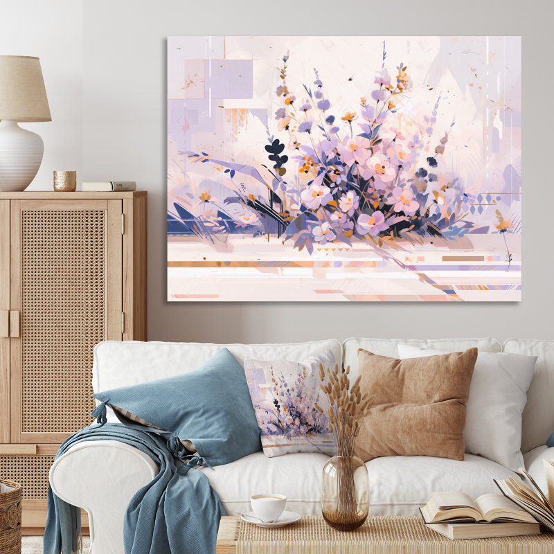 Symmetric Abstractions II, reproduction d'art sur toile, Toile tendue, H 16 po x l 32 po x P 1 po