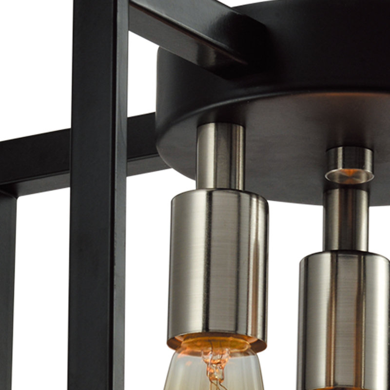 Anchoretta 3 - Light 14.57" Cube Flush Mount Ceiling Light