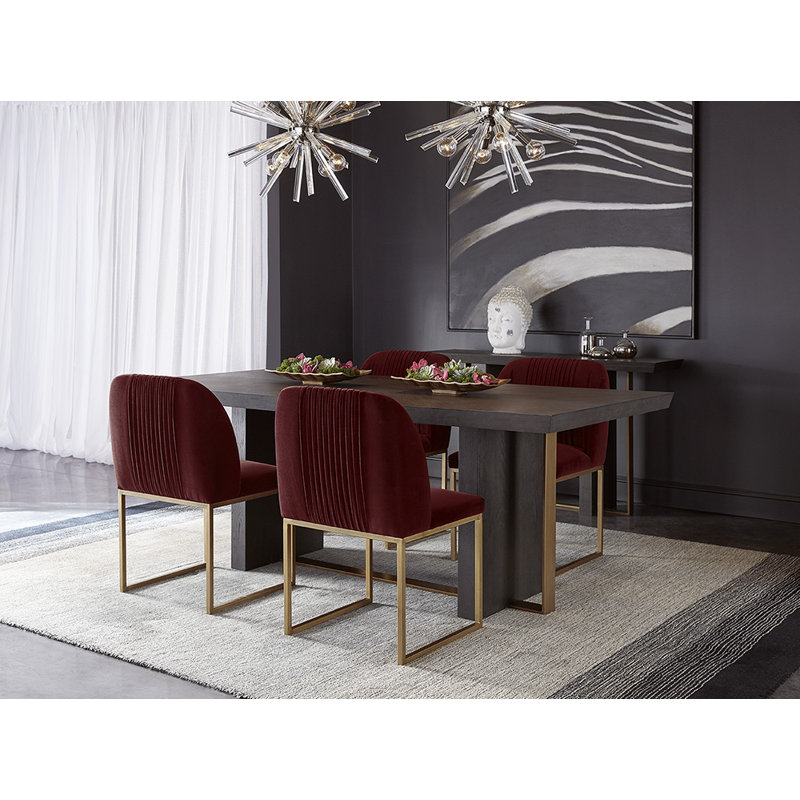 Nevin Upholstered Dining Chair, Muslin