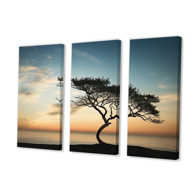 Ensemble de salon Catlin - Coastal Sunset Wall Art, H 32 po x l 48 po x P 1 po