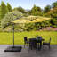 Poids de parasol et base de patio décalés de 9,5 pi résistant aux rayons UV-873715069