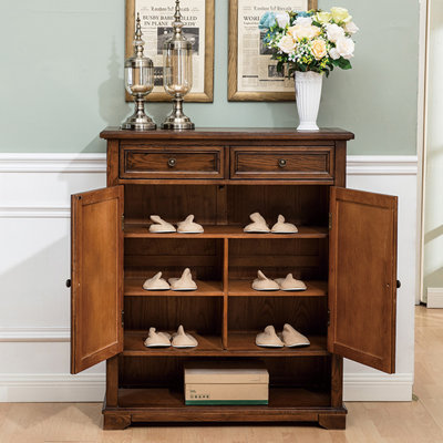 18 Pair Shoe Storage Cabinet