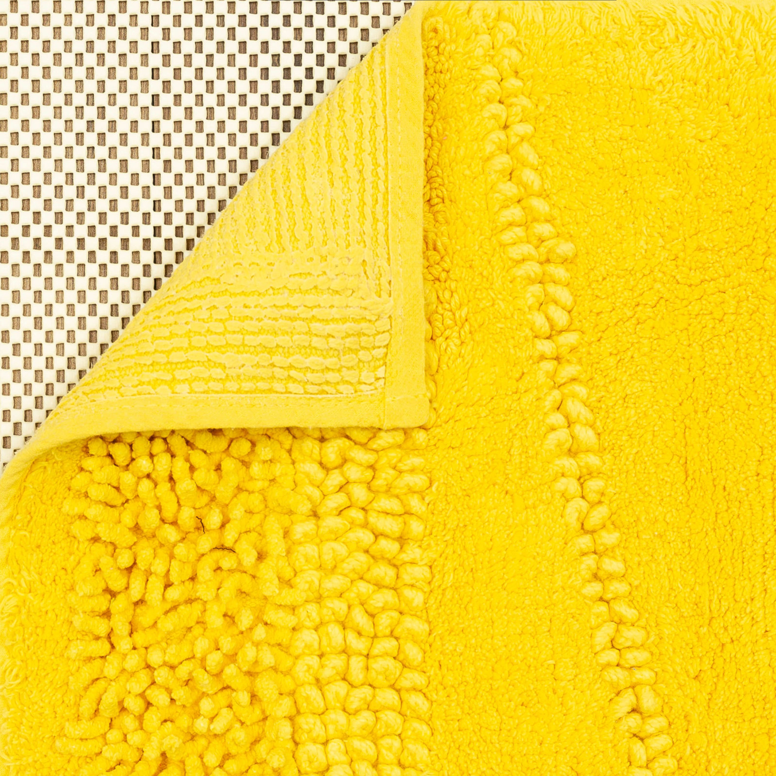 Laverne Cotton Bath Rug, 21" W x 34" L, Fiesta Sunshine