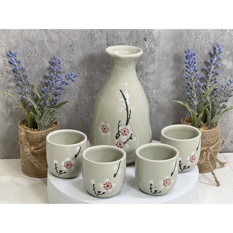 Hillsg Blossom 5 Piece Carafe Set