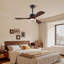 Ventilateur de plafond d'intérieur à hélice de 41,7 po avec télécommande et ensemble d'éclairage à DEL inclus