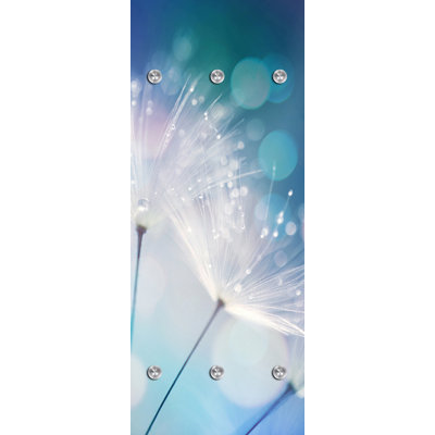 Pusteblume Plastic Wall 6 - Hook Wall Mounted Coat Rack