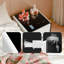 Smart Side Table with Fridge Drawer Wireless Charging and Motion Sensor Night Light-86027535