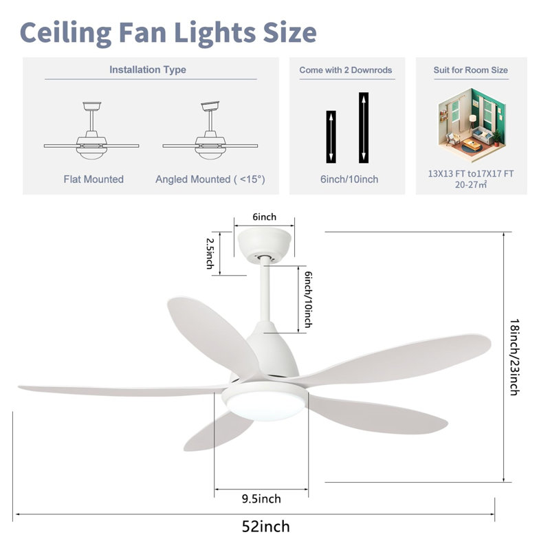 Ceiling Fan with Light Kit